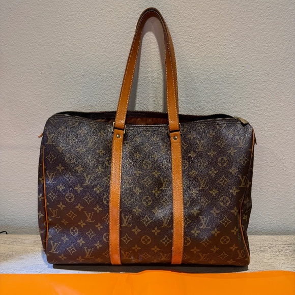 LOUIS VUITTON Monogram Flanerie Travel Tote Large LV Bag 19x13x6 - Picture 1 of 16